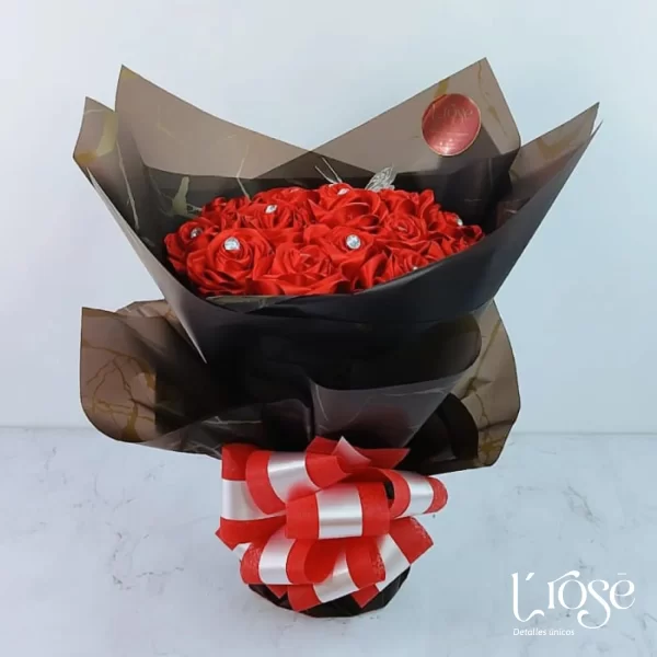 #249 Bouquet de rosas eternas - Imagen 4