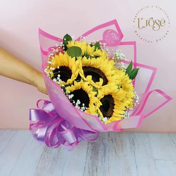 #380 Bouquet de Girasoles - Imagen 2