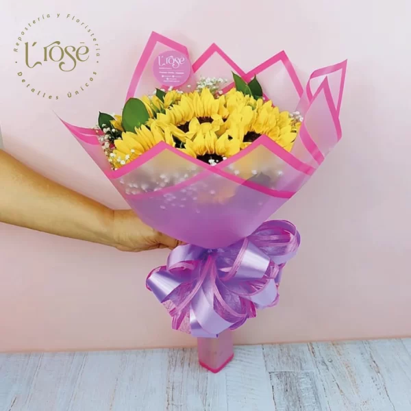 #380 Bouquet de Girasoles - Imagen 3