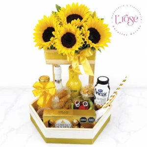 #383 Ancheta con girasoles