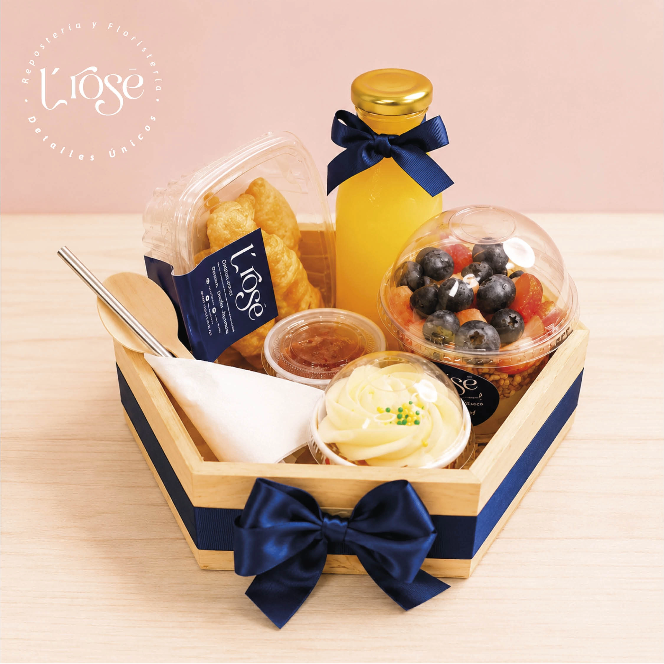 #250 Desayuno bandeja hexagonal - Imagen 2