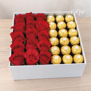 #458 Caja de Rosas y ferreros