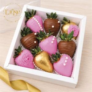 #498 Fresas con chocolate x 9 uds