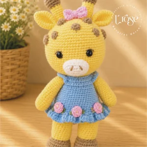 Girafita mujer amigurumi