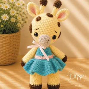 Girafa Amigurumi niña