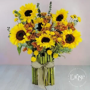 #436 ramillete de girasoles