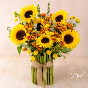 #436 ramillete de girasoles
