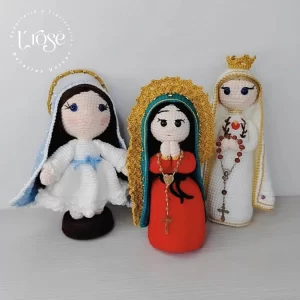 Vírgenes Amigurumi Tejidas a Mano