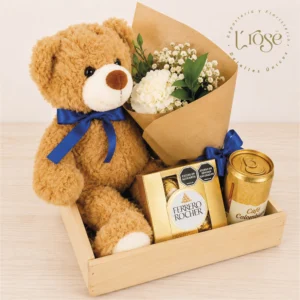 #578 Detalle Especial con Peluche y Mini Bouquet