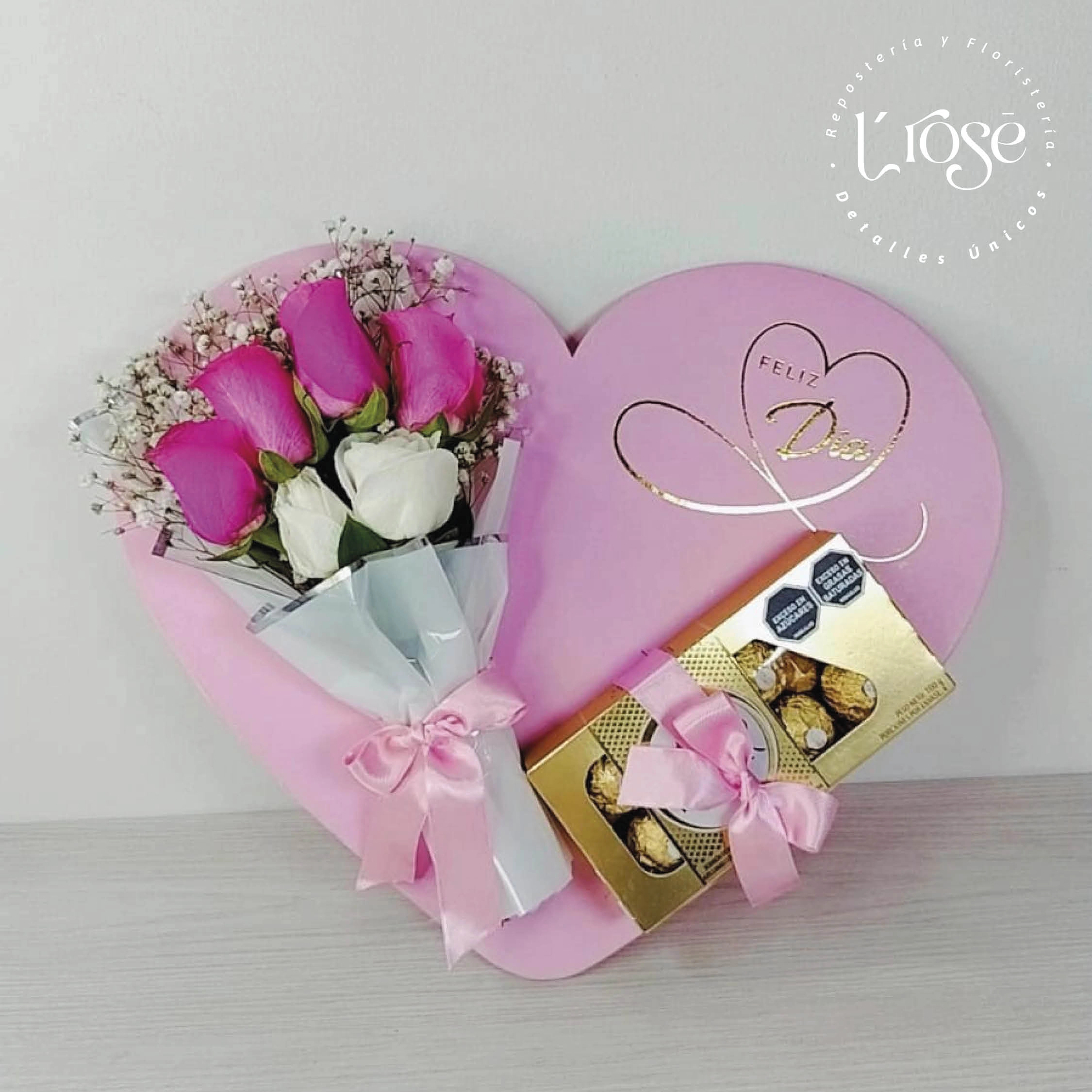 #593 Detalle Corazón “Feliz Día” - Imagen 2