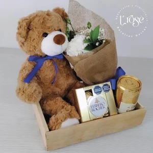 #578 Detalle Especial con Peluche y Mini Bouquet