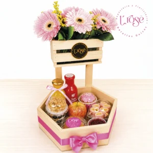 #18 Desayuno 2 pisos con Gerberas