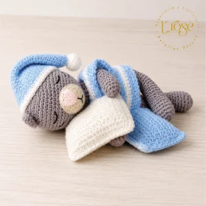 Gato Dormilón Amigurumi