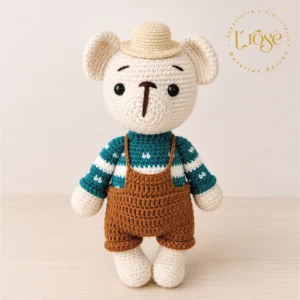 Osito con Sombrero Amigurumi